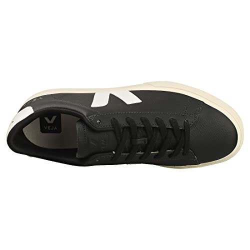 VEJA CAMPO CHROMEFREE LEATHER - Men's Black/White Shoe Deals Outlet