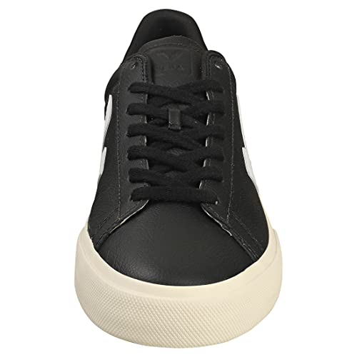 VEJA CAMPO CHROMEFREE LEATHER - Men's Black/White Shoe Deals Outlet
