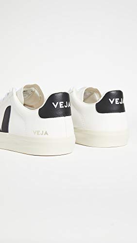 VEJA CAMPO CHROMEFREE LEATHER - Men's Extra White/Black Shoe Deals Outlet