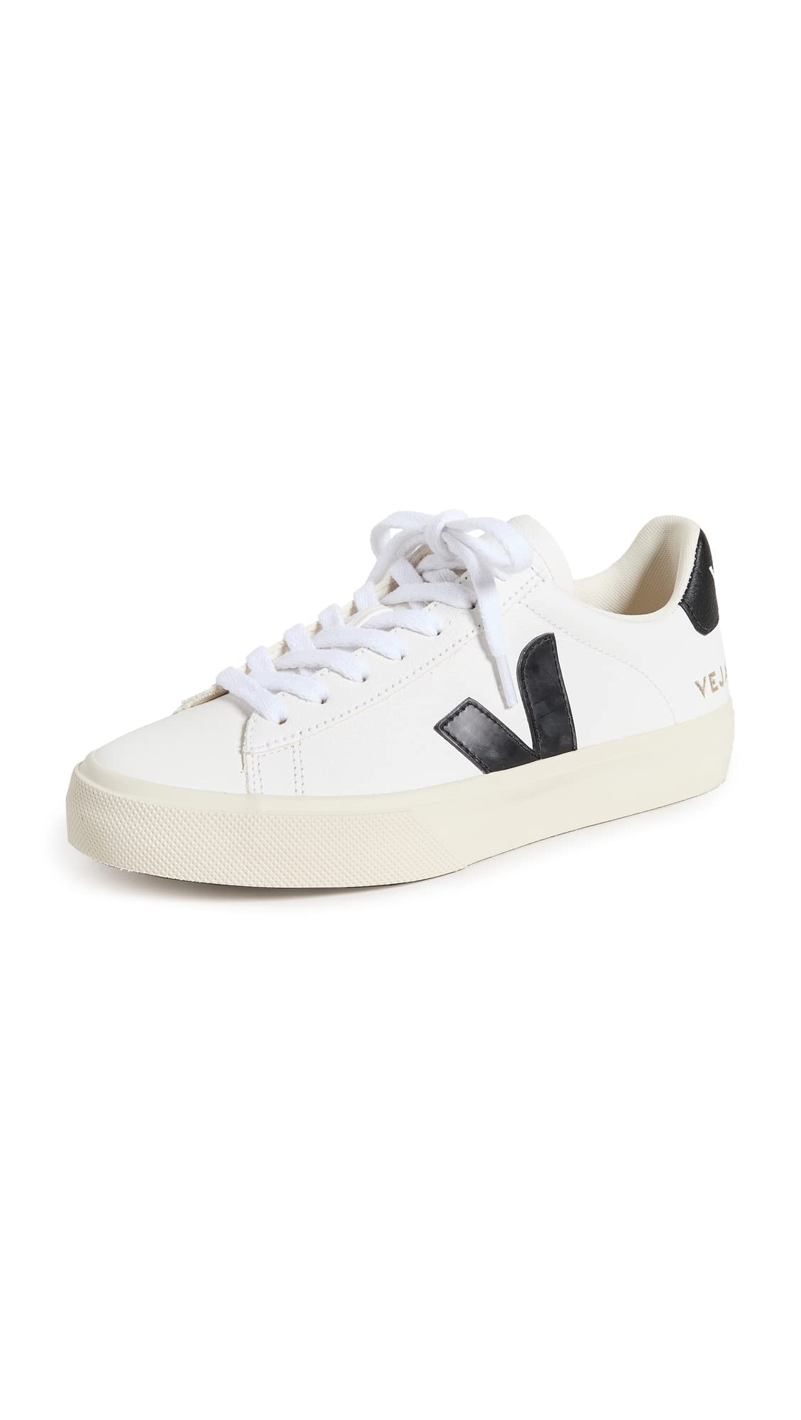 VEJA CAMPO CHROMEFREE LEATHER - Women's Extra White/Black Shoe Deals Outlet