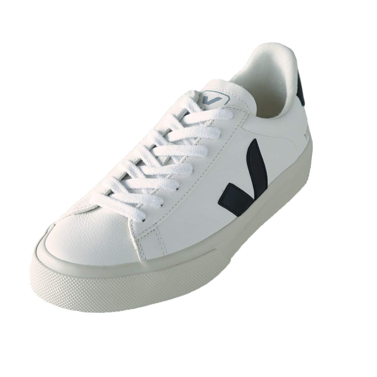 VEJA CAMPO CHROMEFREE LEATHER - Women's Extra White/Black Shoe Deals Outlet