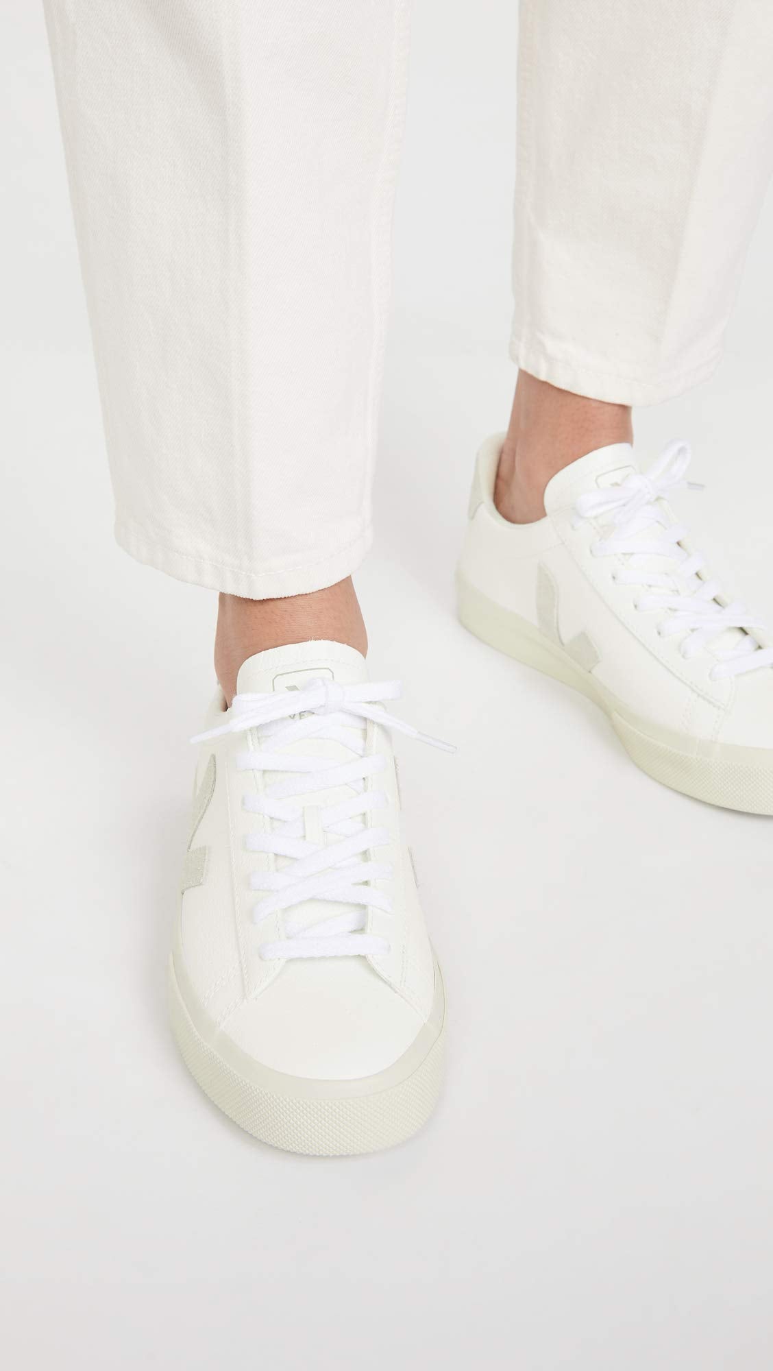 VEJA CAMPO CHROMEFREE LEATHER - Women's Extra - White/Natural Shoe Deals Outlet