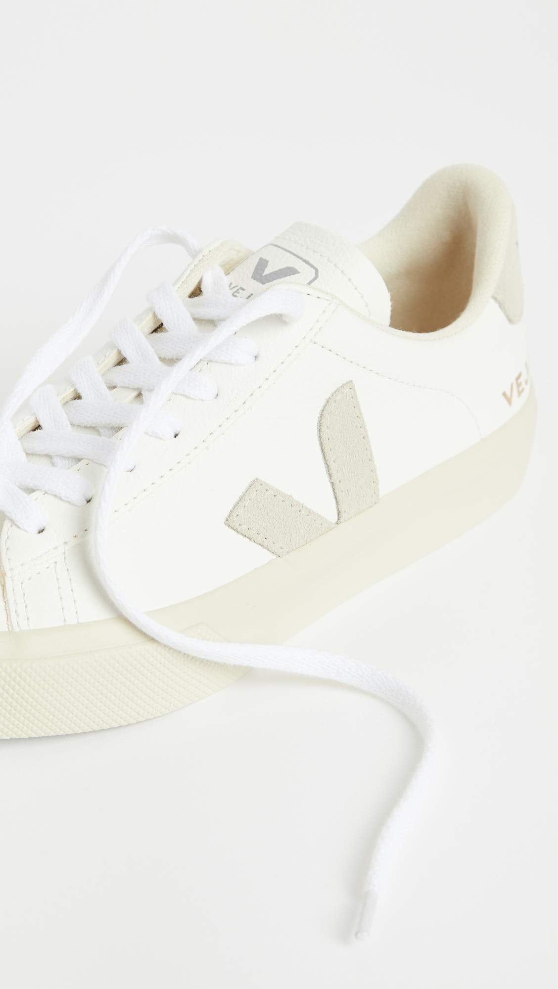 VEJA CAMPO CHROMEFREE LEATHER - Women's Extra - White/Natural Shoe Deals Outlet
