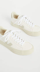 VEJA CAMPO CHROMEFREE LEATHER - Women's Extra - White/Natural Shoe Deals Outlet