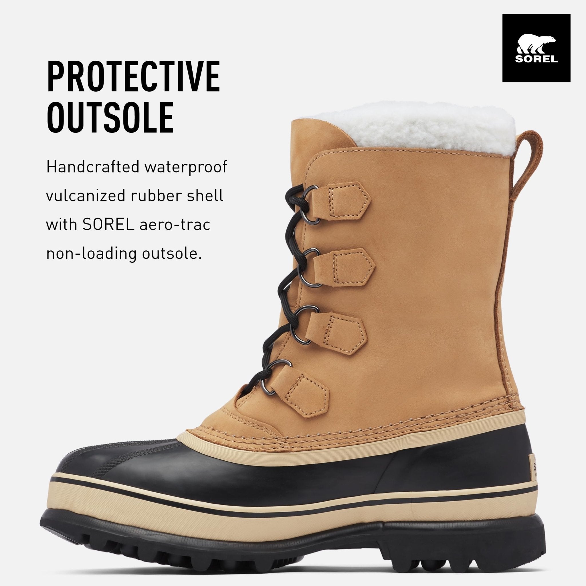 SOREL Caribou - Men's Buff Shoe Deals Outlet