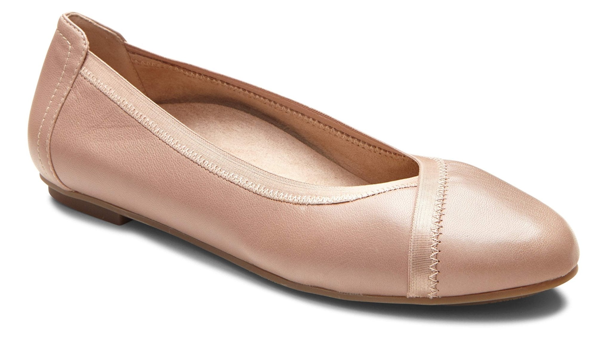 VIONIC Caroll Ballet Flat - Women's Tan Shoe Deals Outlet