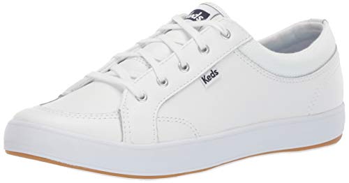 Keds Center Leather - Women's White Leather Shoe Deals Outlet