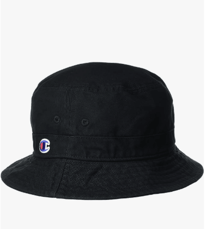 Champion Garment Washed Dome Bucket Hat Black S/M 194959280467 Shoe Deals Outlet
