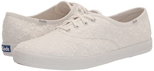 Keds Champion Original - Women's White Starburst Eyelet Shoe Deals Outlet