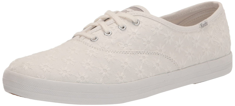 Keds Champion Original - Women's White Starburst Eyelet Shoe Deals Outlet