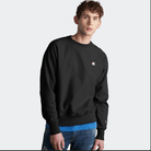 Champion Reverse Weave Crewneck Sweater Black - C Logo Small 090563357420 Shoe Deals Outlet