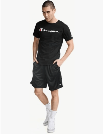 Champion Short Sleeve T-shirt Black Medium 738994882950 Shoe Deals Outlet