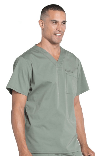 Cherokee Scrubs Workwear Professionals Tuckable V - Neck Top Olive 2XL 737314936748 Shoe Deals Outlet