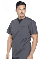 Cherokee Scrubs Workwear Professionals Tuckable V - Neck Top Pewter 2XL 737314978588 Shoe Deals Outlet