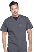 Cherokee Scrubs Workwear Professionals Tuckable V - Neck Top Pewter 2XL 737314978588 Shoe Deals Outlet
