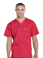 Cherokee Scrubs Workwear Professionals Tuckable V - Neck Top Red 2XL 737314870639 Shoe Deals Outlet