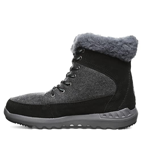 BEARPAW Cheryl Boots - Women's Black/Grey Shoe Deals Outlet