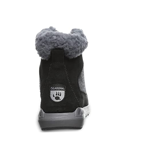 BEARPAW Cheryl Boots - Women's Black/Grey Shoe Deals Outlet