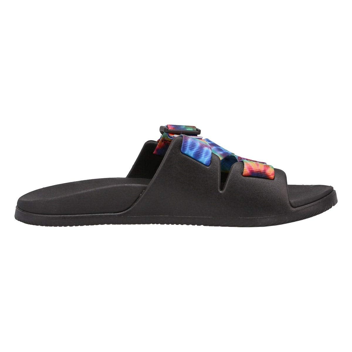 Chaco Chillos Slide - Men's Dark Tie Dye Shoe Deals Outlet