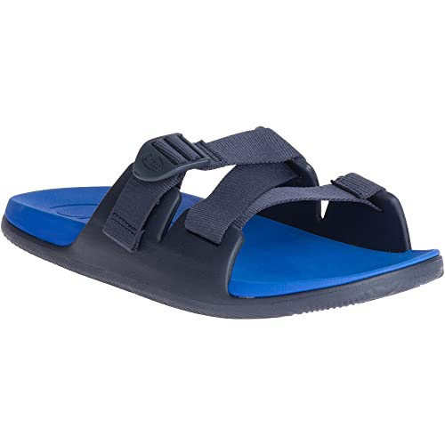 Chaco Chillos Slide - Men's Active Blue Shoe Deals Outlet
