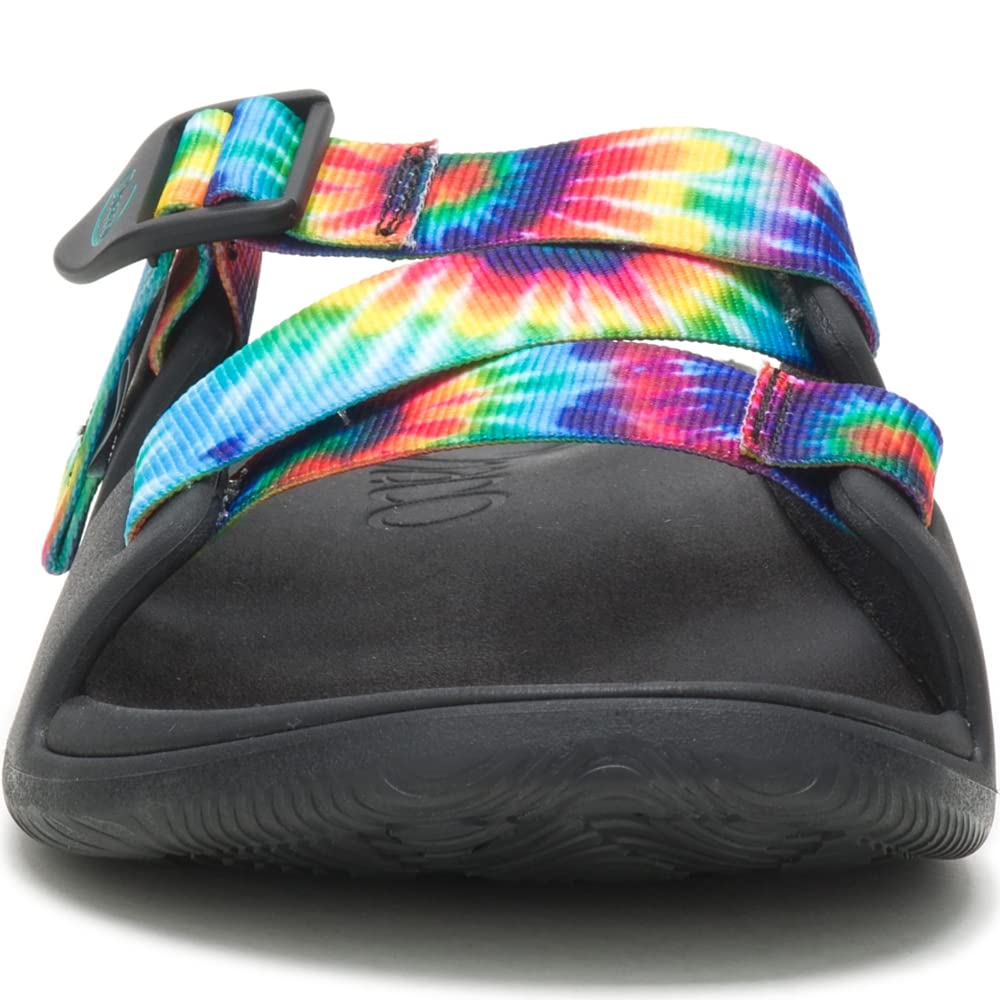 Chaco Chillos Slide - Men's Dark Tie Dye Shoe Deals Outlet