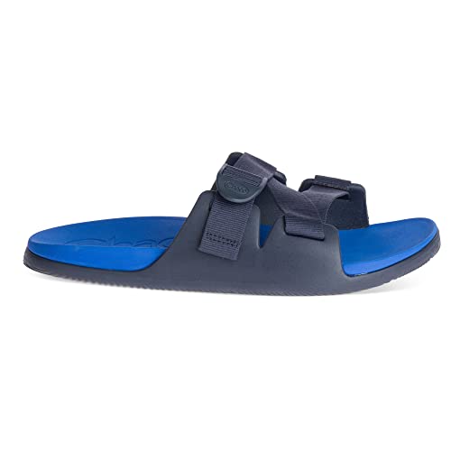 Chaco Chillos Slide - Men's Active Blue Shoe Deals Outlet