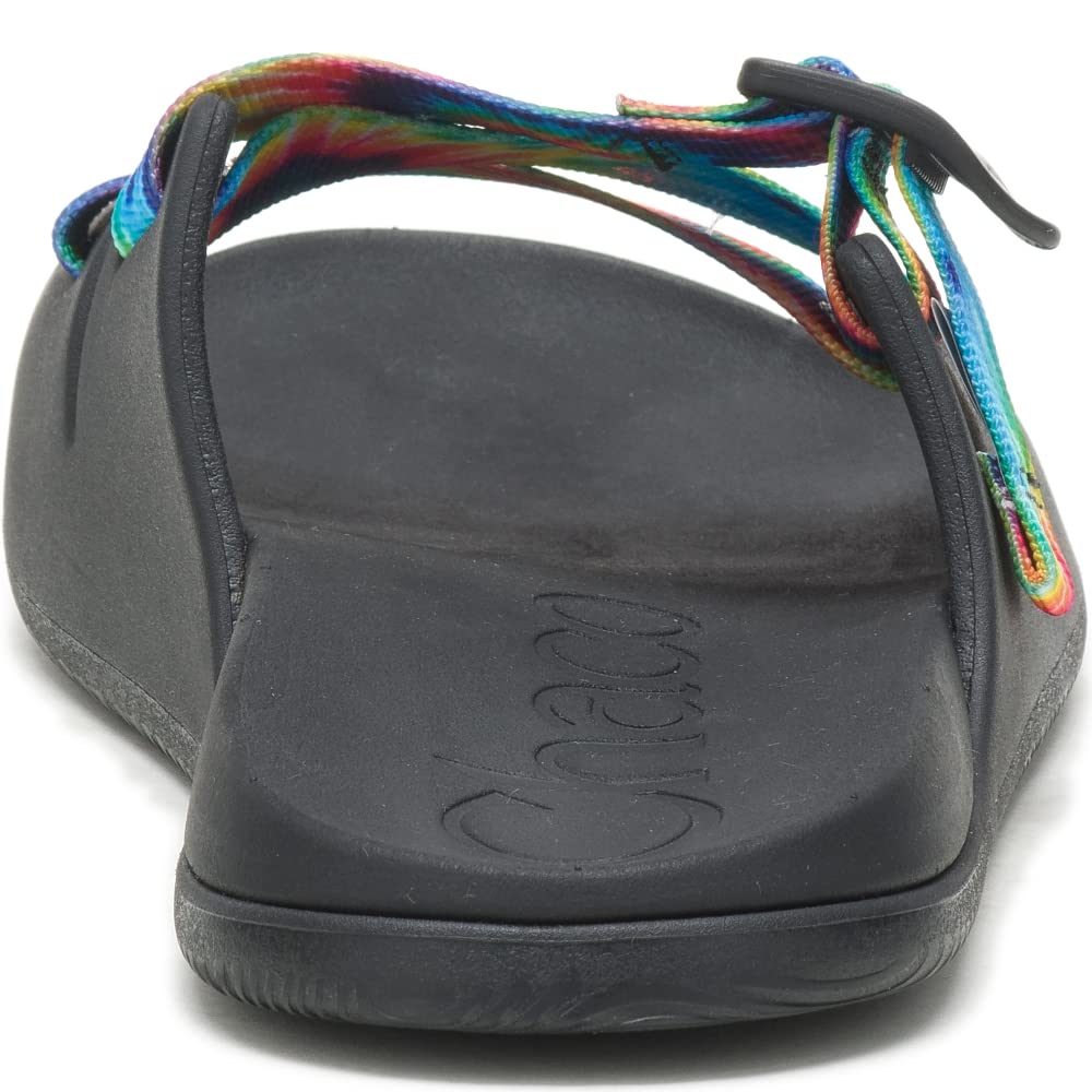 Chaco Chillos Slide - Men's Dark Tie Dye Shoe Deals Outlet