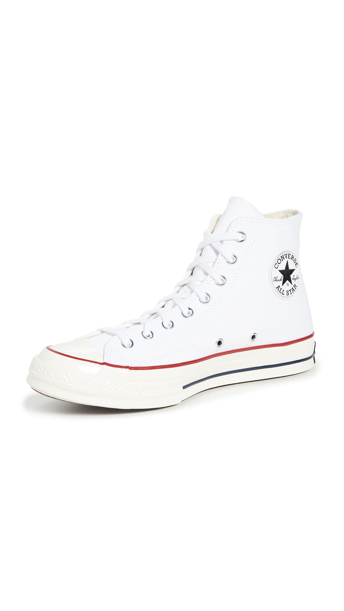 Converse Chuck 70 High - Top - Unisex White/Garnet/Egret Shoe Deals Outlet