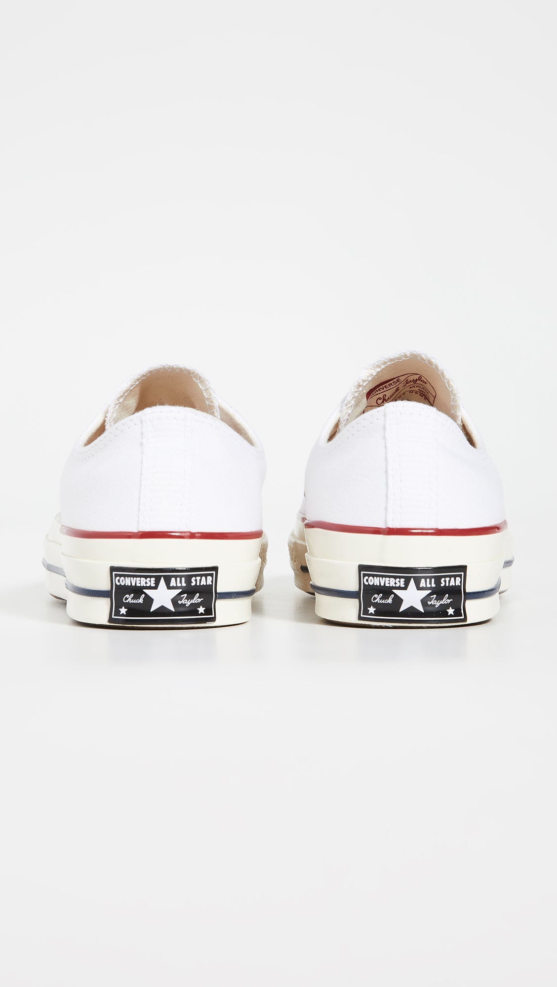 Converse Chuck 70 Low - Top - Unisex White/Garnet/Egret Shoe Deals Outlet