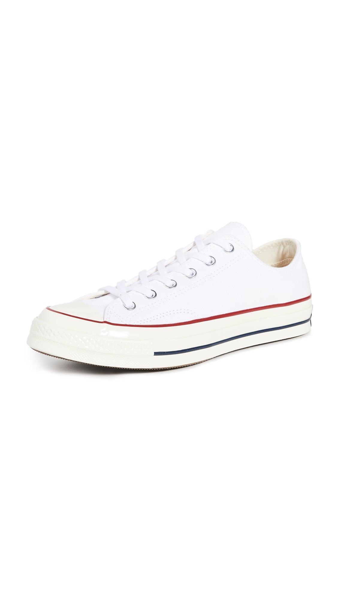 Converse Chuck 70 Low - Top - Unisex White/Garnet/Egret Shoe Deals Outlet