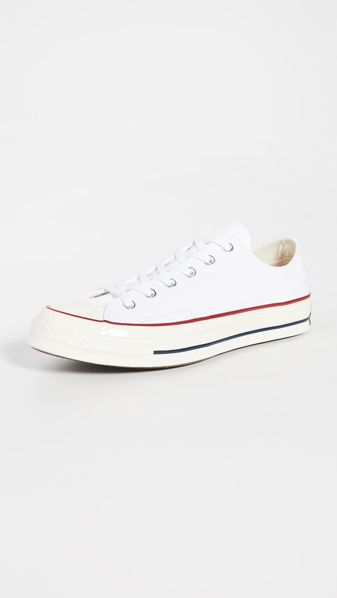 Converse Chuck 70 Low - Top - Unisex White/Garnet/Egret Shoe Deals Outlet