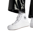 Converse Chuck Taylor All Star Move Platform High - Top - Women's White Black Shoe Deals Outlet