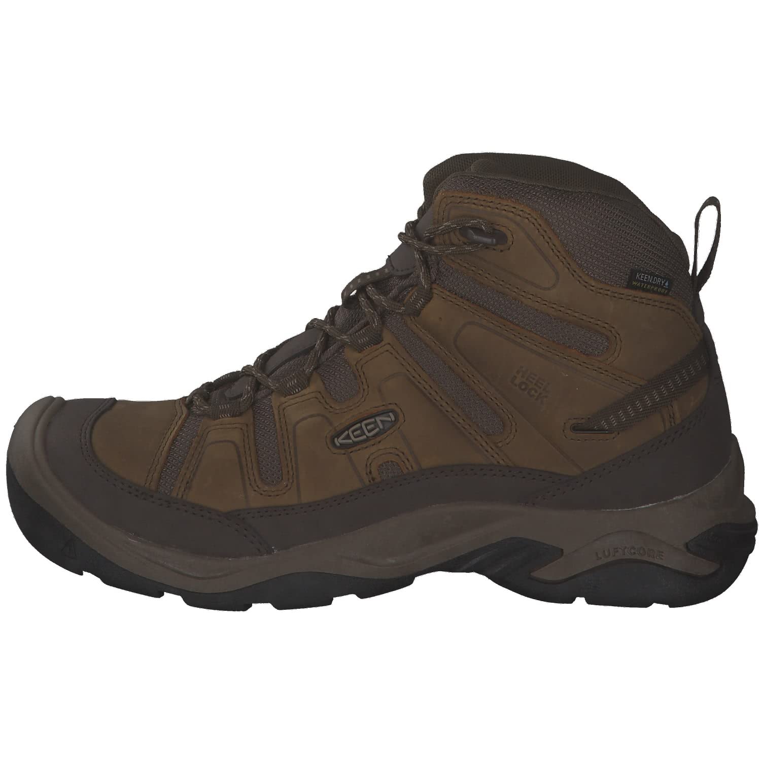 KEEN Circadia Mid Waterproof - Men's Bison/Brindle Shoe Deals Outlet