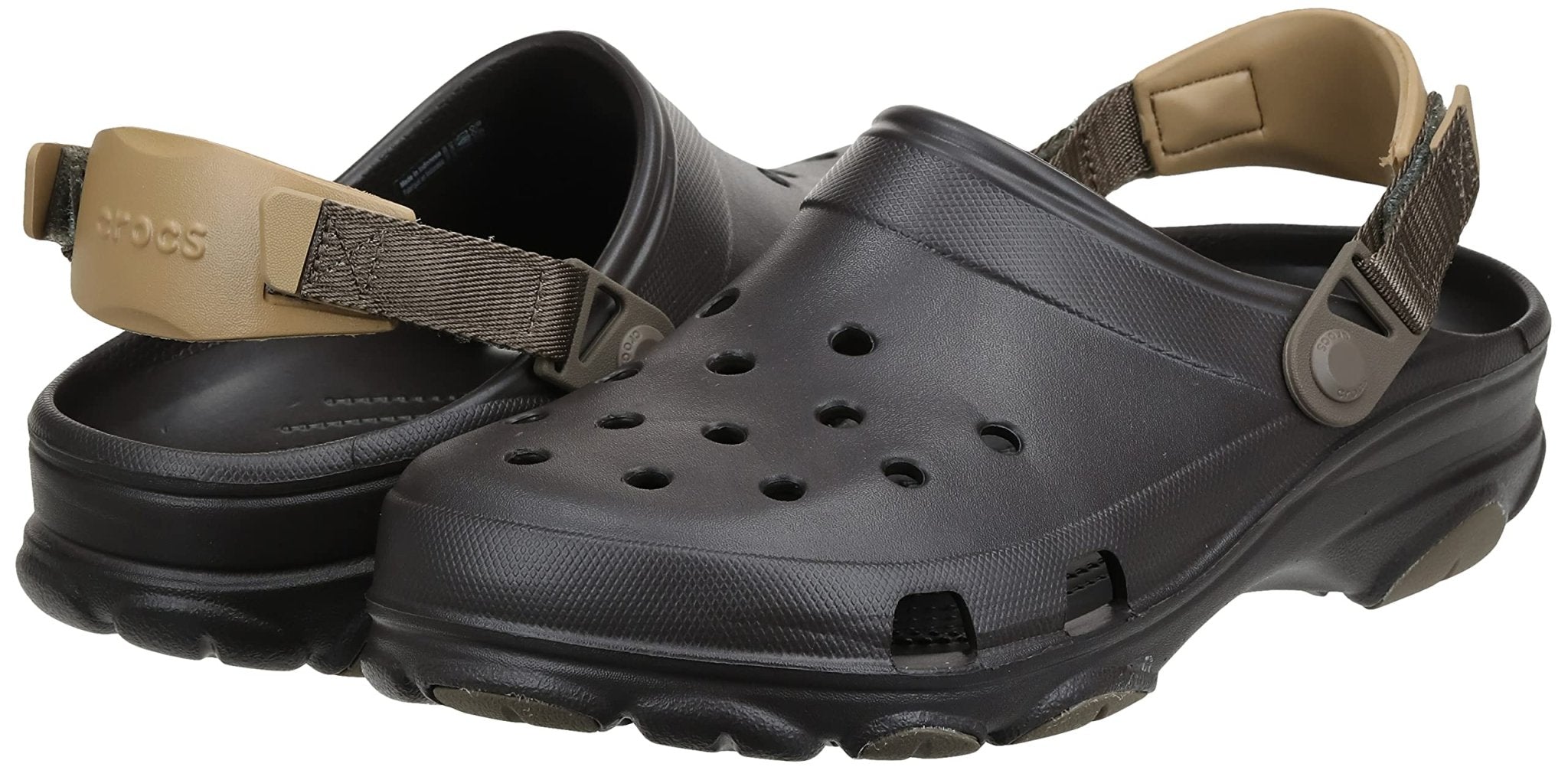 Crocs Classic All - Terrain Clog - Unisex Espresso Shoe Deals Outlet