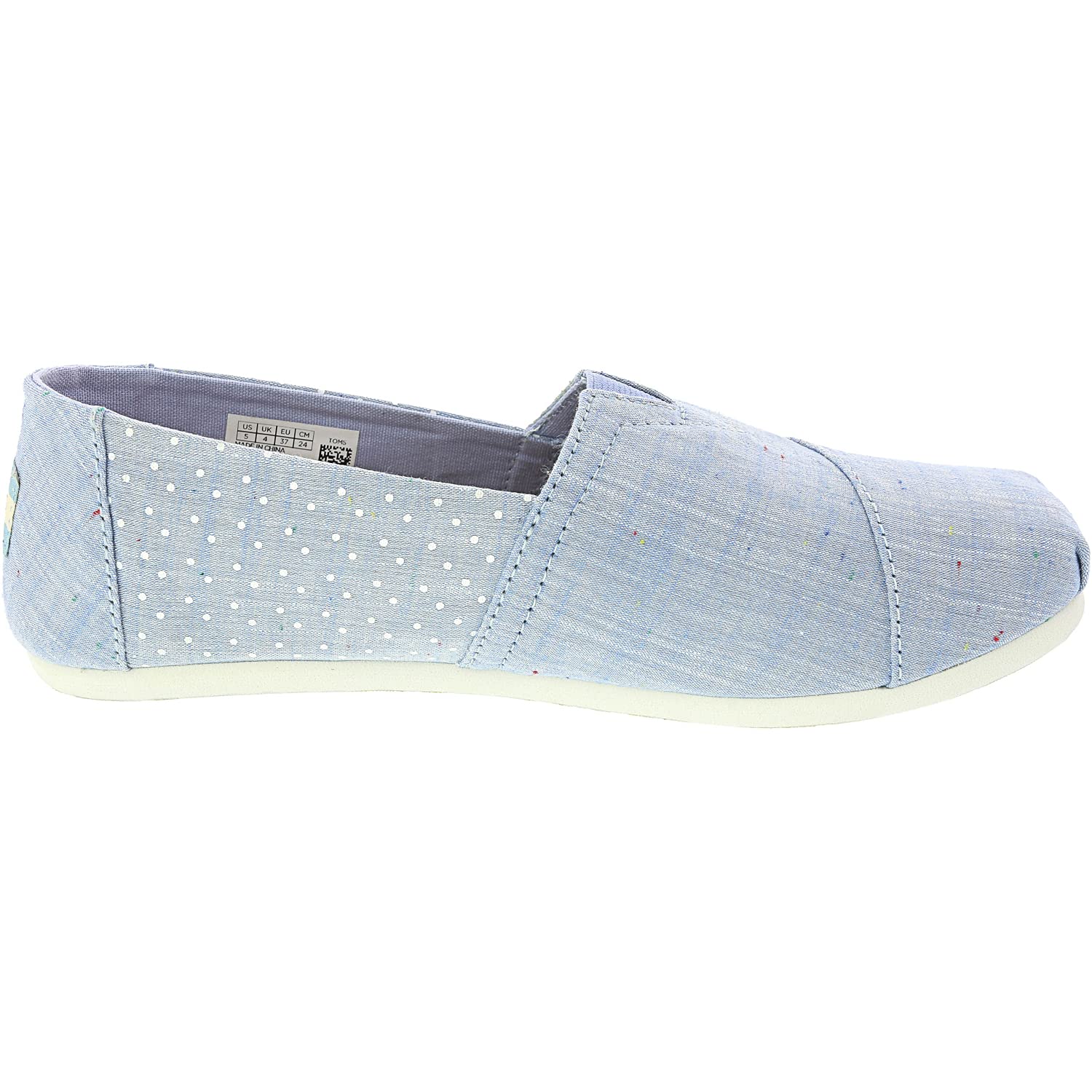 TOMS Classic Alpargata - Kids Bliss Blue Speckled Shoe Deals Outlet