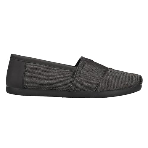 TOMS Classic Alpargata - Men's Black Canvas Shoe Deals Outlet
