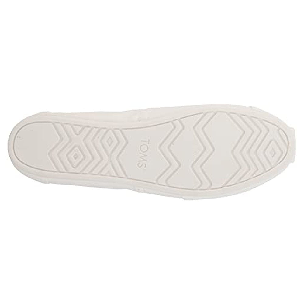 TOMS Classic Alpargata - Women's White Canvas Shoe Deals Outlet