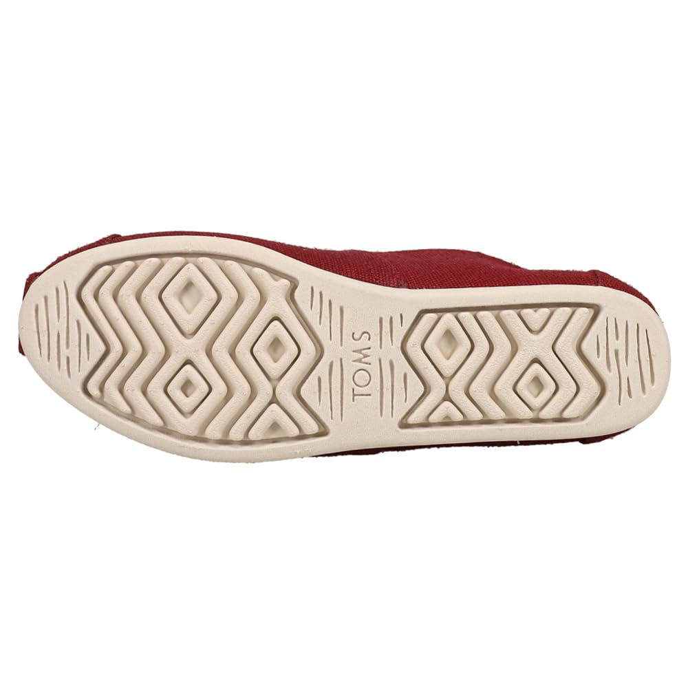 TOMS Classic Alpargata - Women's Black Cherry Canvas Shoe Deals Outlet