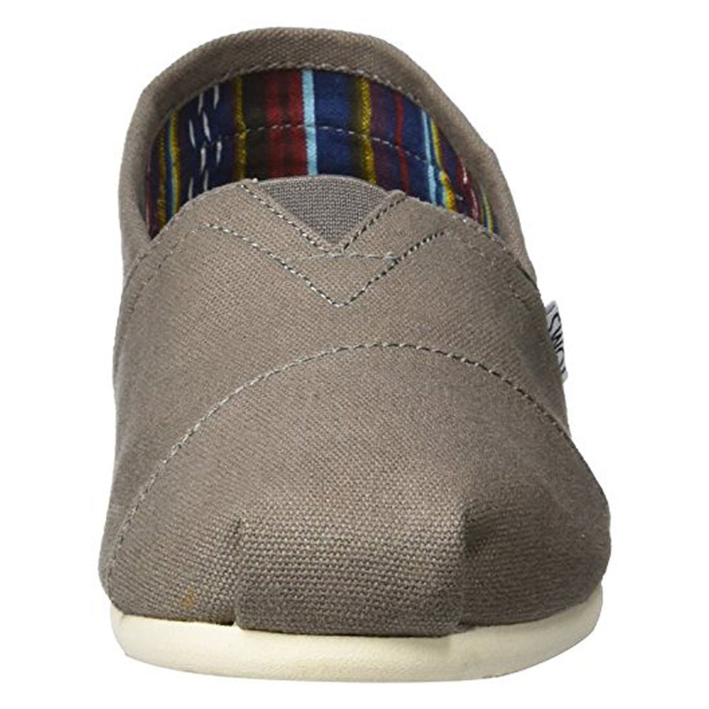 TOMS Classic Canvas - Men's Dark Grey Shoe Deals Outlet