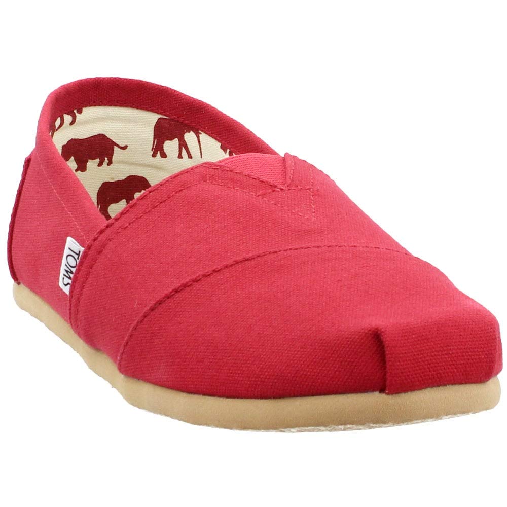 TOMS Classic Canvas - Men's Red Shoe Deals Outlet