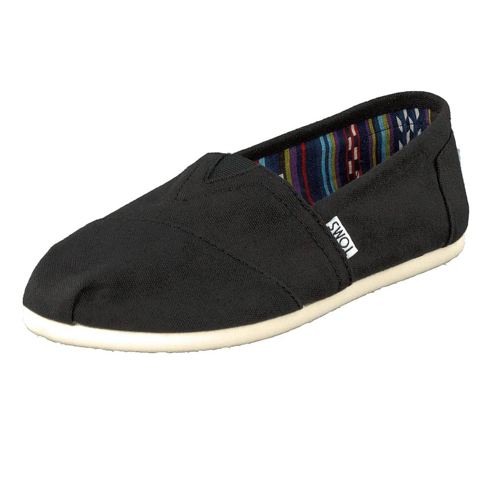 TOMS Classic Canvas - Men's Black Shoe Deals Outlet
