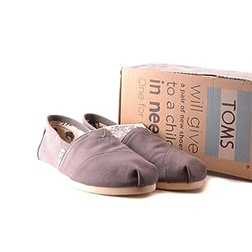 TOMS Classic Canvas - Men's Grey Shoe Deals Outlet