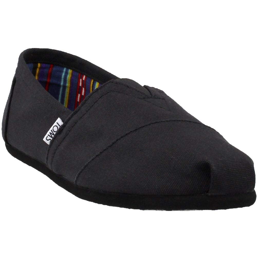 TOMS Classic Canvas - Men's Black on Black Shoe Deals Outlet