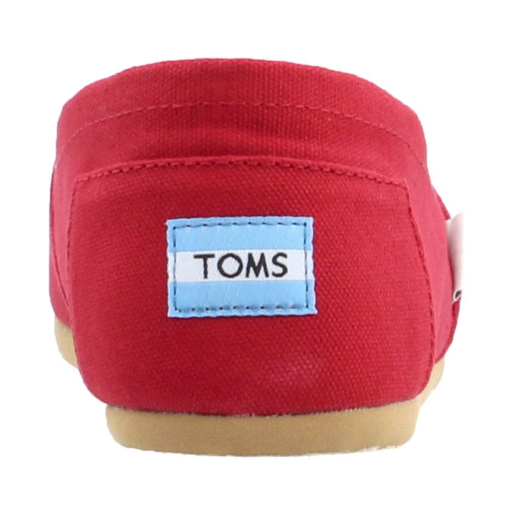 TOMS Classic Canvas - Men's Red Shoe Deals Outlet