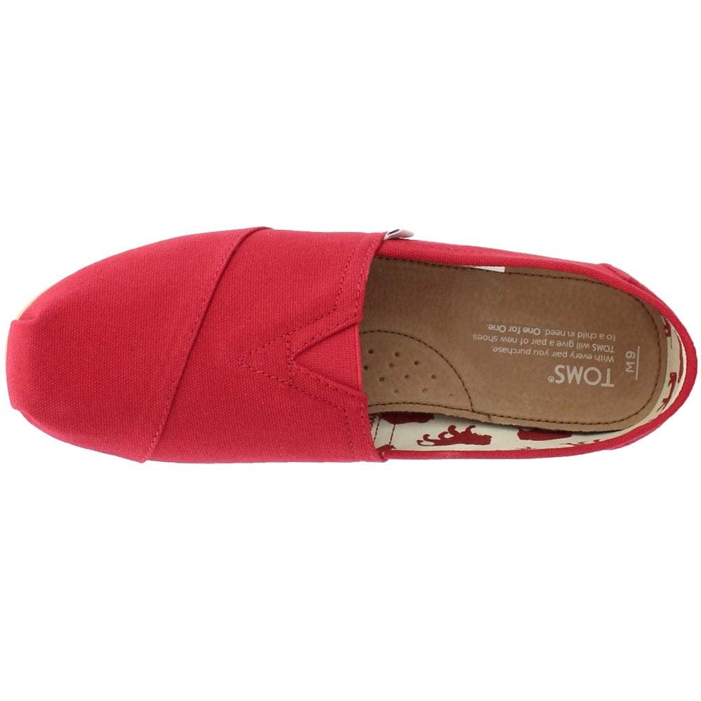 TOMS Classic Canvas - Men's Red Shoe Deals Outlet