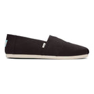 TOMS Classic Canvas - Men's Black Recycled Cotton Canvas Shoe Deals Outlet