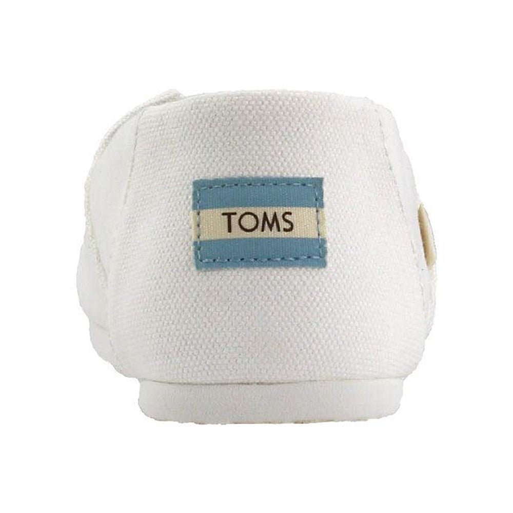 TOMS Classic Canvas - Women's White Canvas Shoe Deals Outlet