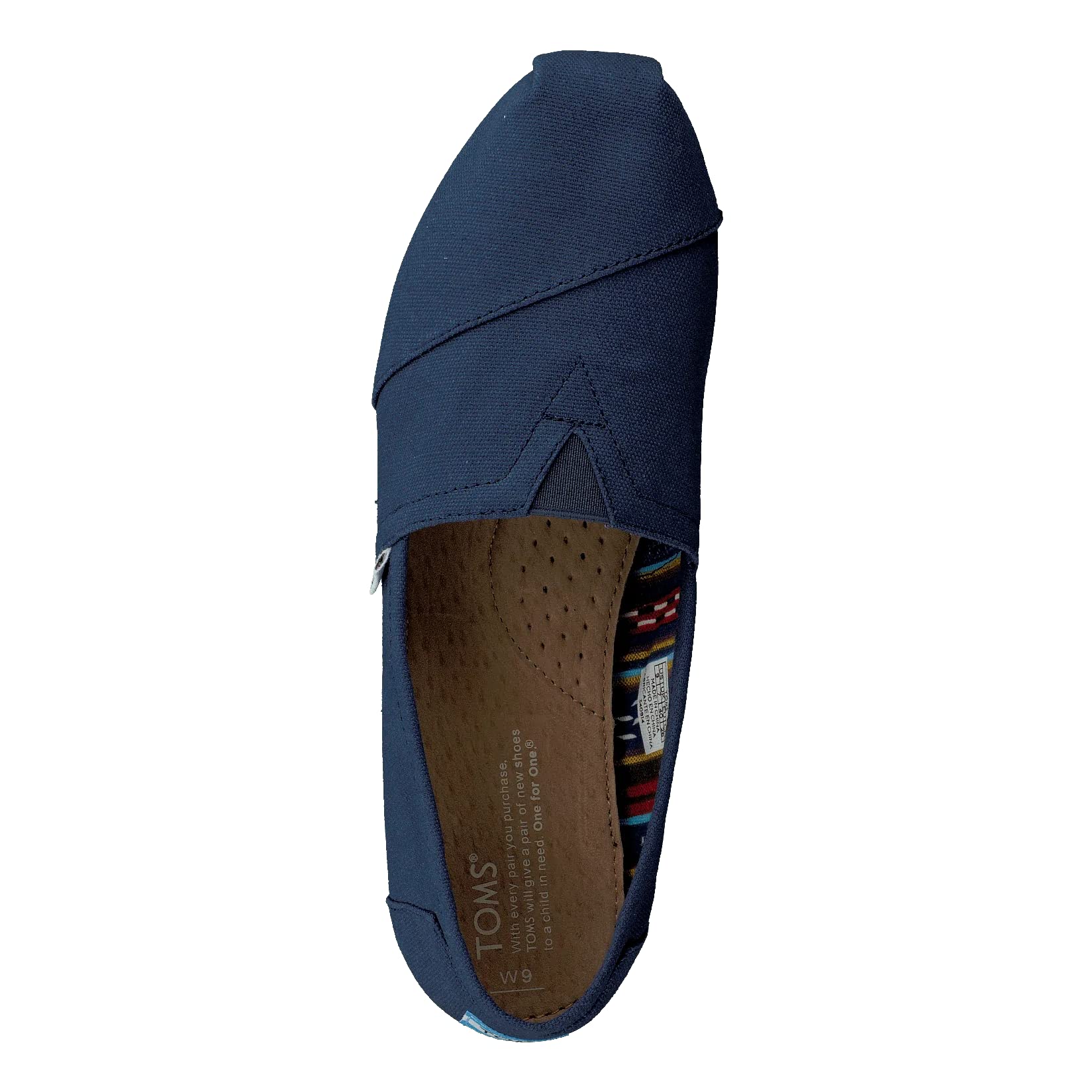 TOMS Classic Canvas - Women's Blue Navy Canvas 410 Shoe Deals Outlet