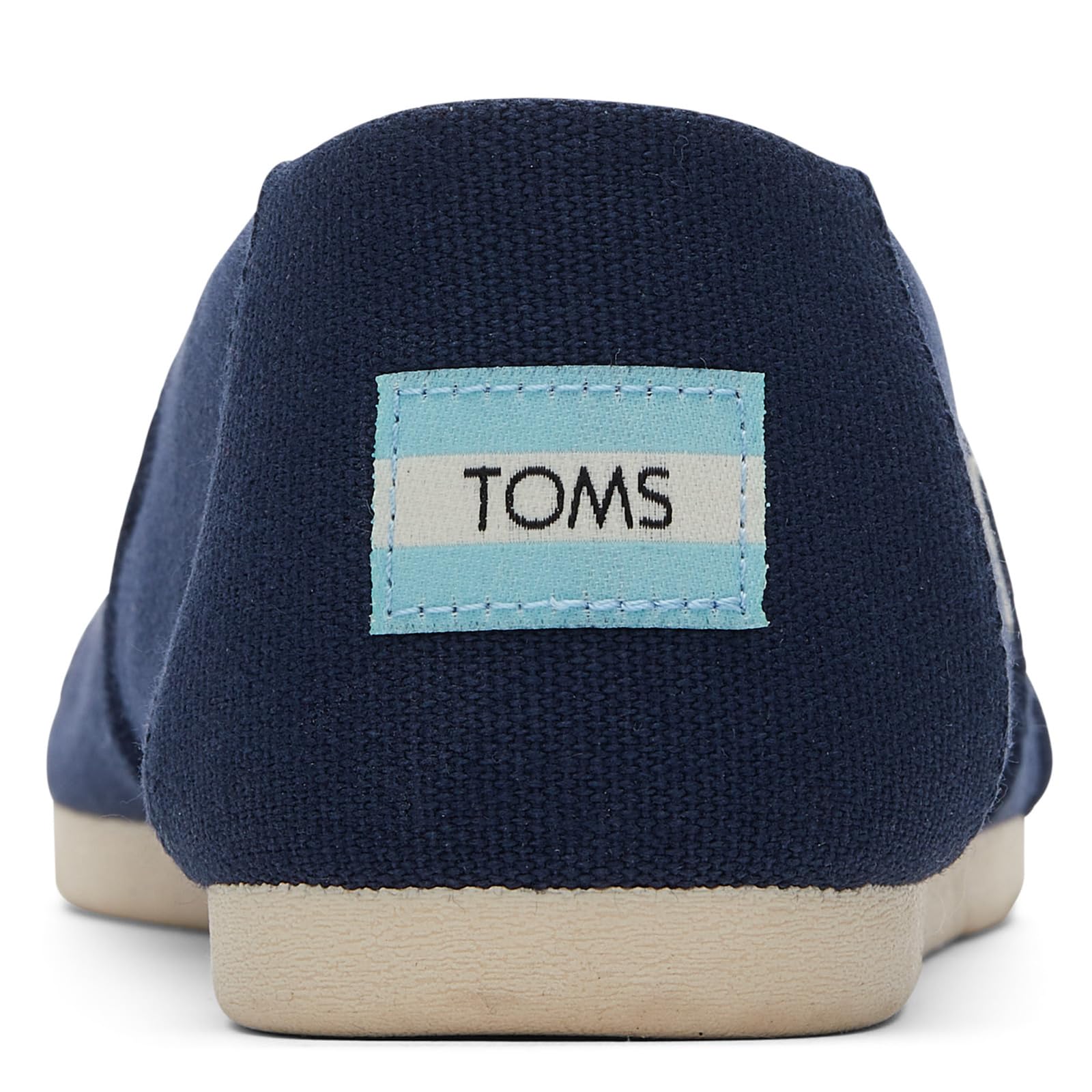 TOMS Classic Canvas - Women's Navy Recycled Cotton Canvas Shoe Deals Outlet