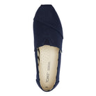 TOMS Classic Canvas - Women's Navy Recycled Cotton Canvas Shoe Deals Outlet